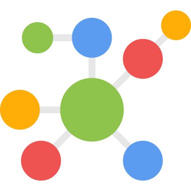 İş ve finans simgesinin vektör illüstrasyonu