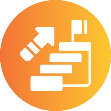 seo modern simgesinin vektör illüstrasyonu