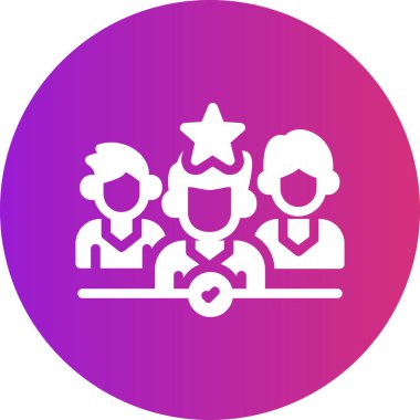 İnsan simgesinin vektör illüstrasyonu