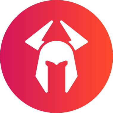 Bir kalkan simgesinin vektör illüstrasyonu