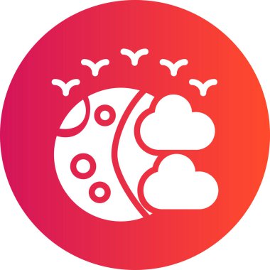 Bulutun vektör illüstrasyonu