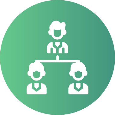 Takım. Web simgesi basit illüstrasyon