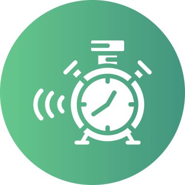 Saat simgesinin vektör illüstrasyonu