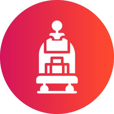 güzel tren simgesi vektör simgesi