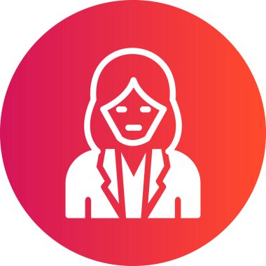 Bir kadının vektör illüstrasyonu