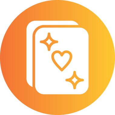 kart simge vektör çizim