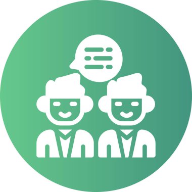 konuşma simgesi vektör illüstrasyonu