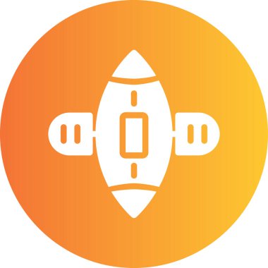 Bir düzlem simgesinin vektör çizimi