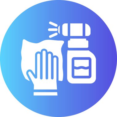 El ele tutuşan bir şişe su vektörü çizimi.