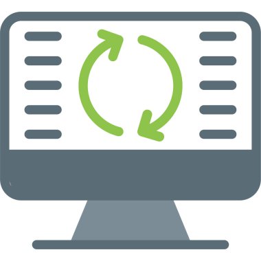 veri yedekleme sunucu simgesi doldurulmuş özet biçimi