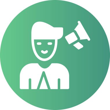 İnsan simgesinin vektör illüstrasyonu