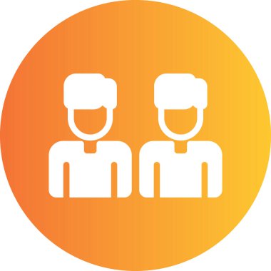 insanlar vektör illüstrasyon simgesi