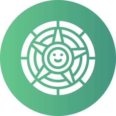 Güneş Simgesi Vektör illüstrasyonu