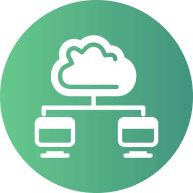 Bulut hesaplama. Web simgesi