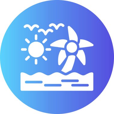 Güneşin vektör çizimi