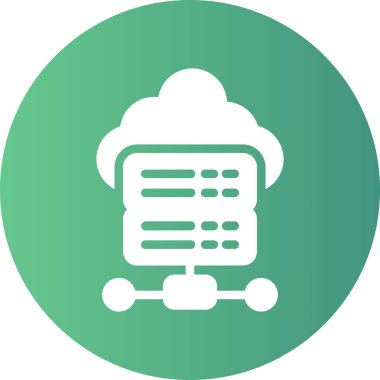 Bulutun vektör illüstrasyonu