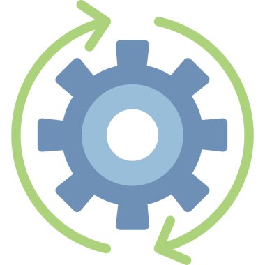 Teçhizat Web simgesi basit illüstrasyon