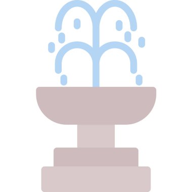 Bir çiçek simgesinin vektör illüstrasyonu