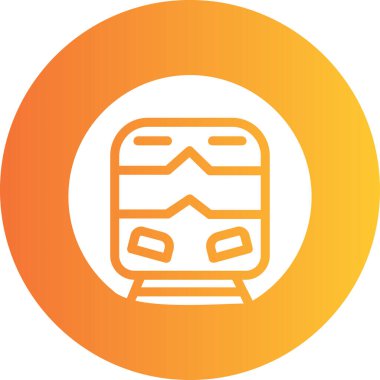 Vektör tren simgesi illüstrasyonu