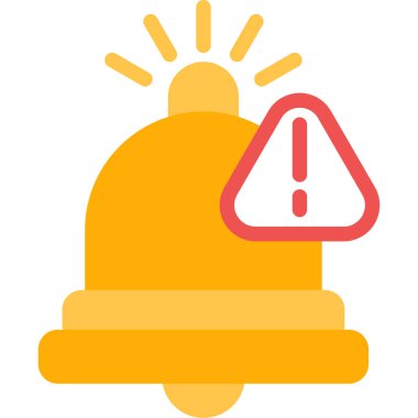 Uyarı uyarısı simgesi tam taslak biçiminde