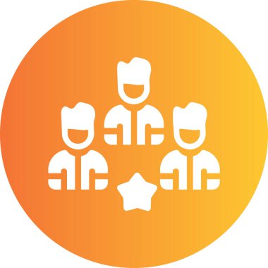 İnsan simgesinin vektör illüstrasyonu