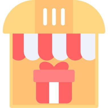 Alışveriş arabası. Basit bir ikon. Web illüstrasyonu