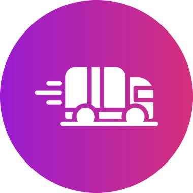 Araba simgesinin vektör illüstrasyonu