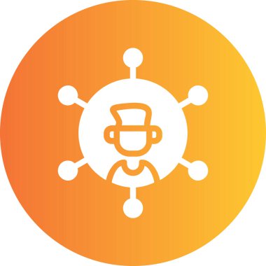 Modern simgenin vektör illüstrasyonu