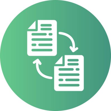 veri dosyası simgesi vektör illüstrasyonu