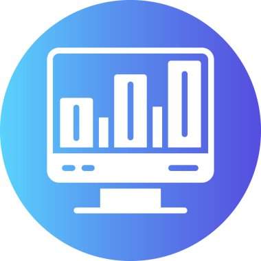 veri analizi vektör resimleme simgesi