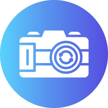 kamera simgesi vektör illüstrasyonu