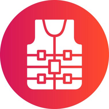 Çanta simgesinin vektör illüstrasyonu