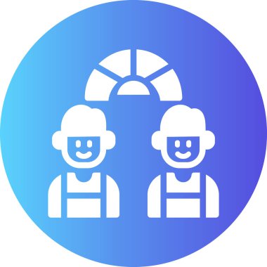 Yapı ve onarım simgesinin vektör illüstrasyonu