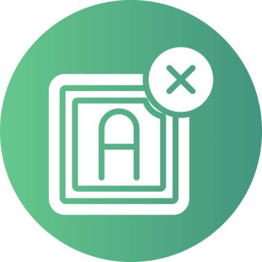 Belgenin bir simgesinin vektör illüstrasyonu