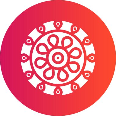 Kırmızı ve beyaz arkaplanın vektör çizimi