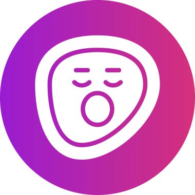 emoji simgesi ve moda tasarımı izole edildi