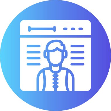 Tıbbi maskeli bir adamın vektör çizimi