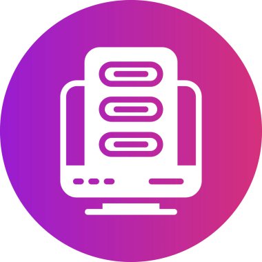 Kitap. Web simgesi basit illüstrasyon