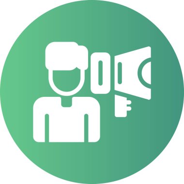 Kamera. Web simgesi basit illüstrasyon