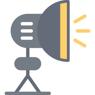 duyuru megafon simgesi düz stil