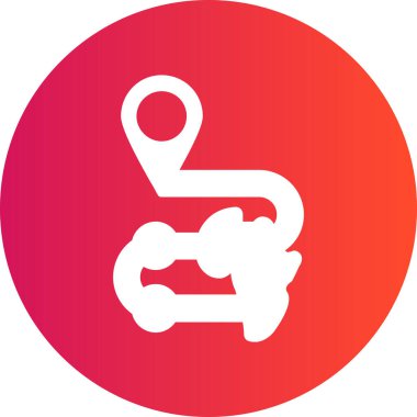 Araba koltuğu simge vektör çizim