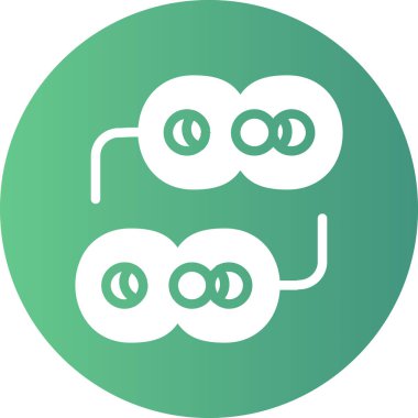 Bir gaz simgesinin vektör illüstrasyonu