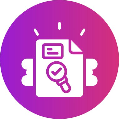 Basit vektör illüstrasyon arama simgesi