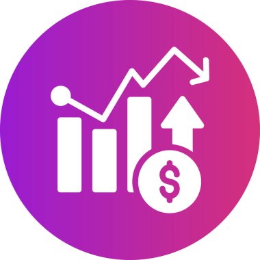 Bir grafiğin vektör illüstrasyonu