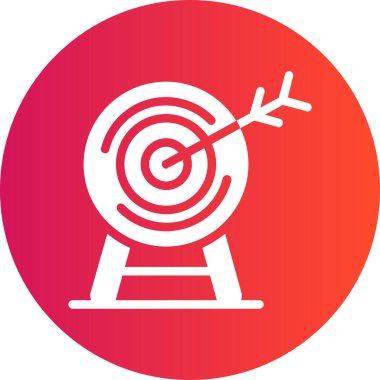 hedef simge, vektör illüstrasyonu