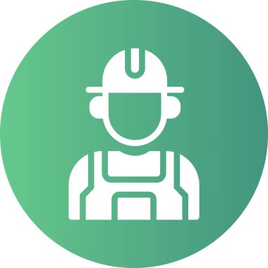 İşçi simgelerinin vektör illüstrasyonu