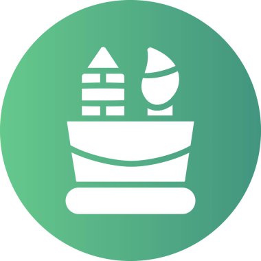 Gıda simgesinin vektör illüstrasyonu