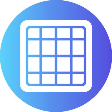 ızgara simgesi vektör işareti