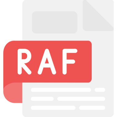 F. F ile düz tasarım vektör simgesi