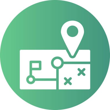 konum haritası konum simgesi ana hat biçiminde